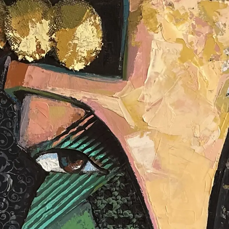 Detail: Tre, Sjebnen, Solen Dor
